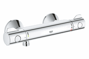 Blandebatterier og beslag - Grohe Grohtherm 800 dusjarmatur inkl. rosetter, krom - 34558000