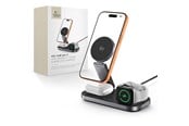 Mobil - Adaptere og ladere - Tech-Protect A52 3in1 MagSafe 25W QI2.2 Wireless Charger - Black - 5906302323807