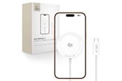 Mobil - Adaptere og ladere - Tech-Protect A54 MagSafe 25W QI2.2 Wireless Charger - White - 5906302323906