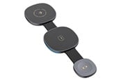Mobil - Adaptere og ladere - Dudao A11S 3-in-1 Wireless Charger Compatible with MagSafe Smartphone Smartwatch Headphones - Black - 6977196684625