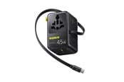 Mobil - Adaptere og ladere - Baseus PicoGo AG11 45W 6-in-1 Travel Adapter with Retractable USB-C Cable - Black - E0307F00