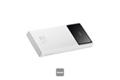 Nødlader - Baseus Star-Lord 10000mAh 22.5W Powerbank with Digital Display and USB-C 3A Cable 30cm - White - 10000 mAh - PPXJ100002