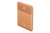 Nødlader - Baseus Blade2 12000mAh 65W Powerbank with Digital Display (Incl. White USB-C to USB-C 100W cable) - Orange - 12000 mAh - P10063801733-00