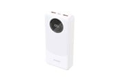 Nødlader - Dudao K12Pro Power Bank 22.5W PD 20000mAh USB-A USB-C - White - 6977196683888