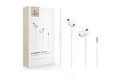 Hodetelefoner - Tech-Protect Ultraboost Core G3 Mini Jack Wired Headphones - White - 5906302324255