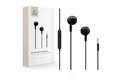 Hodetelefoner - Tech-Protect Ultraboost Core G4 Mini Jack Wired Headphones - Black - 5906302324309