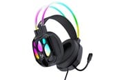Hodetelefoner - Wozinsky WSG-1118 Wired Gaming Headphones with Microphone and RGB Backlight - Black - 5907769388248