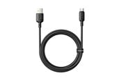 USB - Baseus Silky 3A USB-A - USB-C Cable 1m - Black - P10377703113-02
