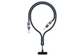 USB - Dudao L20Max 65W 4-in-1 Cable with Lanyard USB-C to USB-C with Lightning and USB-A Adapters - Blue - 6976625335763