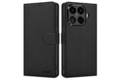 Mobil - Deksel og etui - Tech-Protect Wallet Case for Xiaomi 17T Pro - Black - 5906302323500