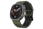 Smartklokke - Tilbehør - Tech-Protect Iconband Pro for Samsung Galaxy Watch Ultra/Ultra2 47mm - Green/Black - 5906302325900