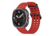 Smartklokke - Tilbehør - Tech-Protect Iconband Pro Strap for Samsung Galaxy Watch Ultra/Ultra2 47mm - Red - 5906302325825