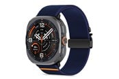 Smartklokke - Tilbehør - Tech-Protect Nylon Clasp for Samsung Galaxy Watch Ultra/Ultra2 47mm - Navy Blue - 5906302325818