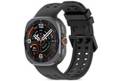 Smartklokke - Tilbehør - Tech-Protect Silicone Air Strap for Samsung Galaxy Watch Ultra/Ultra2 47mm - Black - 5906302341382