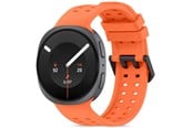 Smartklokke - Tilbehør - Tech-Protect Silicone Air Strap for Samsung Galaxy Watch 8/9 - 40/44/46mm - Orange - 5906302341498