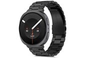 Smartklokke - Tilbehør - Tech-Protect Stainless Steel Bracelet for Samsung Galaxy Watch 8/9 - 40/44/46mm - Black - 5906302325696