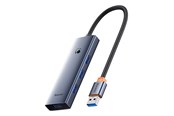 USB-hub - Baseus UltraJoy Series USB-A hub 4xUSB-A 3.0 1xUSB-C 5V - gray USB-hub - B0005280B811-09