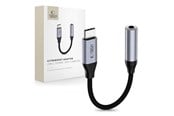 USB - Tech-Protect Ultraboost USB-C to Mini Jack 3.5mm DAC adapter - dark gray - 5906302324620