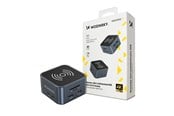 USB-hub - Wozinsky Hub USB-C 12 in 1 WHBC09Y8S multifunctional with wireless charging function aluminum with 15 cm cable - gray USB-hub - 5907769366420