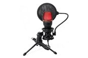 Mikrofon - Wozinsky WM-W111 wired studio gaming microphone on a stand with RGB backlight - black - 5907769388255
