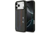 Mobil - Deksel og etui - BMW M Kevlar Lines & Logo MagSafe Case for iPhone 17 Pro Max - Black - 3666339484071