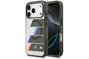 Mobil - Deksel og etui - BMW M IML Metal Buttons Tricolor Lines MagSafe Case for iPhone 17 Pro - Gray - 3666339487584