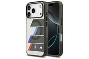 Mobil - Deksel og etui - BMW M IML Metal Buttons Tricolor Lines MagSafe Case for iPhone 17 Pro Max - Gray - 3666339487591