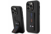 Mobil - Deksel og etui - BMW Grip Stand Hot Stamp iPhone 14 Pro Case - Black - 3666339121365