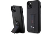 Mobil - Deksel og etui - BMW Grip Stand Hot Stamp Case for iPhone 14 / 15 / 13 - Black - 3666339121341