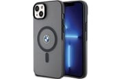 Mobil - Deksel og etui - BMW Signature MagSafe Case for iPhone 14 Plus/15 Plus - Black - 3666339121716