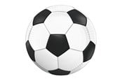 Leketøy - Globos Paper Plates 23cm Football - 8 pcs. - 7324