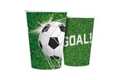 Leketøy - Globos Paper Cups 210ml Football - 8 pcs. - 7325