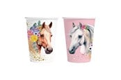 Leketøy - Globos Paper Cups 210ml Horses - 8 pcs. - 7305