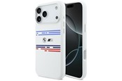 Mobil - Deksel og etui - BMW M Silicon Horizontal Line MagSafe Case for iPhone 17 Pro Max - White - 3666339484712