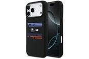 Mobil - Deksel og etui - BMW M Silicon Horizontal Line MagSafe Case for iPhone 17 Pro Max - Black - 3666339484552
