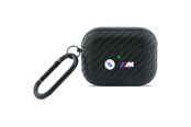 Mobil - Andre tilbehør - BMW Carbon Metal Logo Case for AirPods Pro 3 - Black - 3666339574611