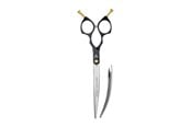 Hund - ARTERO Scissors FUSION CURVY BLACK 7" - 8435037191513