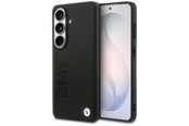 Mobil - Deksel og etui - BMW Leather Hot Stamp MagSafe Case for Samsung Galaxy S26 - Black - 3666339614171