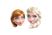 Leketøy - Globos Paper Masks Frozen 2 - 6 pcs. - 85967