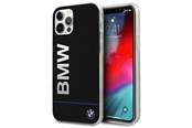 Mobil - Deksel og etui - BMW Hardcase Signature Printed Logo Case for iPhone 12 / 12 Pro - Black - 3700740486535