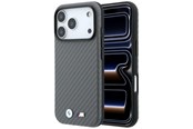 Mobil - Deksel og etui - BMW M Carbon Metal Logo MagSafe Case for iPhone 17 Pro / 18 Pro - Gray - 3666339666385