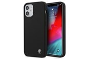 Mobil - Deksel og etui - BMW Silicone Signature Case for iPhone 12 mini - Black - 3700740486733