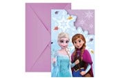 Leketøy - Globos Frozen Idyllic Wonder Invitations with Envelopes - 6 pcs. - 97279