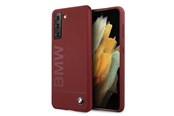Mobil - Deksel og etui - BMW Silicone Signature Logo Case for Samsung Galaxy S21+ - Red - 3700740497425