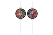 Leketøy - Globos Paper Straws Spiderman World of Web - 4 pcs. - 97323