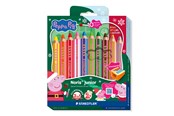 Skrive- & Tegneverktøy - Staedtler Peppa Pig 3‑in‑1 coloured pencil 12 pcs Christmas set - 140 C10PL1