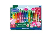 Skrive- & Tegneverktøy - Staedtler Peppa Pig wax crayons Christmas set - 224 C12PL1