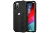Mobil - Deksel og etui - BMW Leather Curve Perforate Case for iPhone 12 Pro Max - Black - 3666339010911