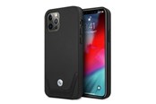 Mobil - Deksel og etui - BMW Leather Perforate Case for iPhone 12 Pro Max - Black - 3666339010829