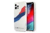 Mobil - Deksel og etui - BMW Motorsport Tricolor Case for iPhone 12 Pro Max - Transparent - 3666339011697